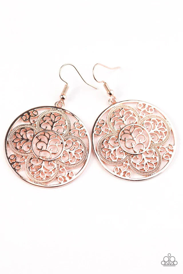 Paparazzi Earring ~ Neatly Nautical - Gold