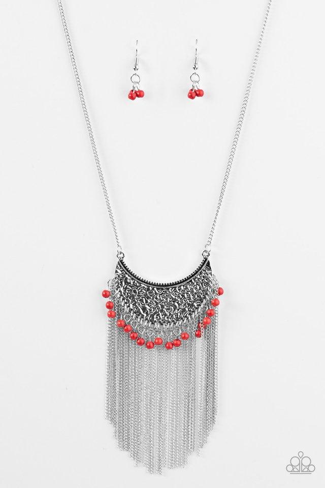 Paparazzi Necklace - Desert Dancer - Red