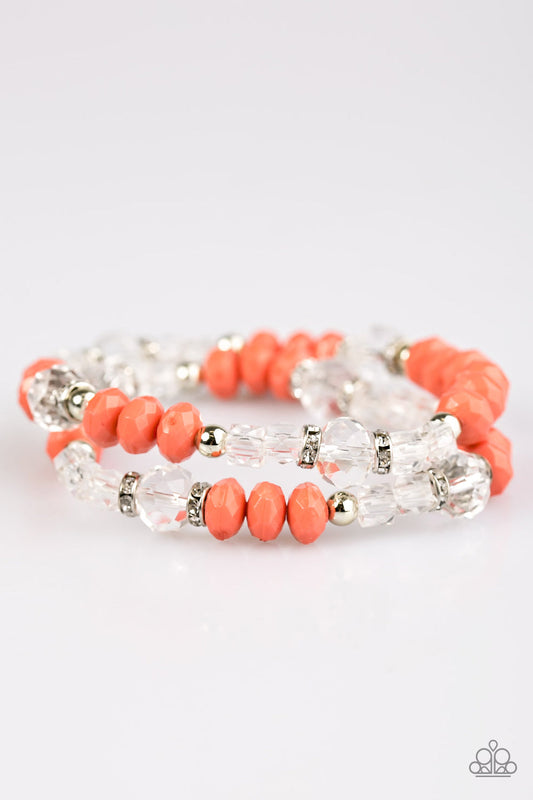 Paparazzi Bracelet ~ A Midsummer Nights GLEAM - Orange