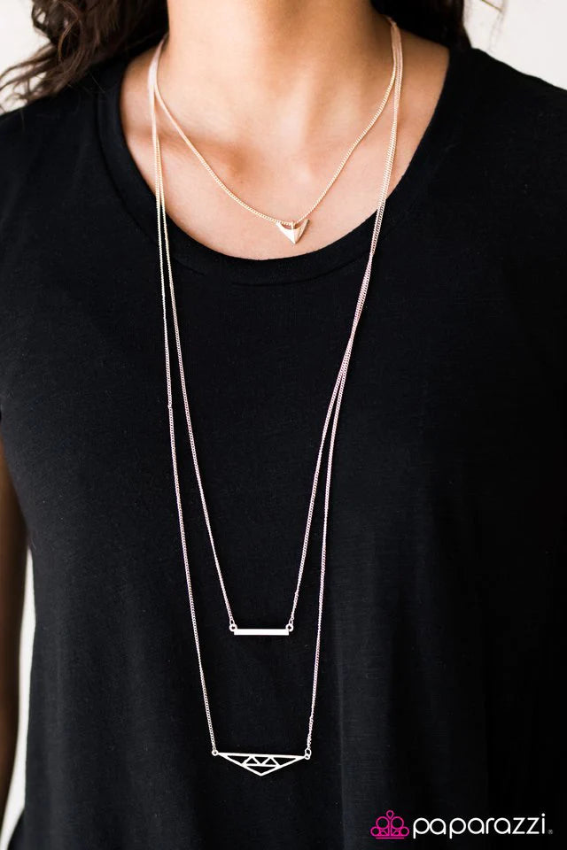 Paparazzi Necklace ~ Your Vibe Attracts Your Tribe - Rose Gold