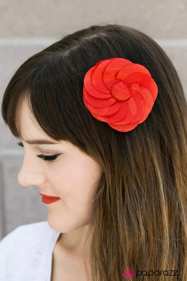 Paparazzi Hair Accessories ~ Damsel in Distress - Red
