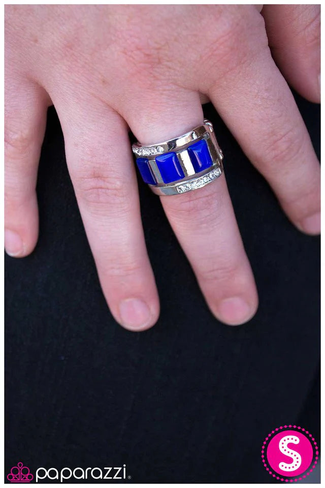Anillo Paparazzi ~ La unión hace la fuerza - Azul
