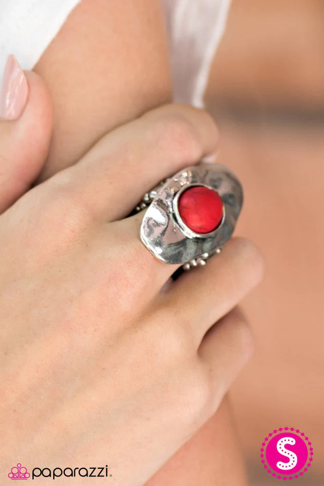 Paparazzi Ring ~ The Western Front - Red