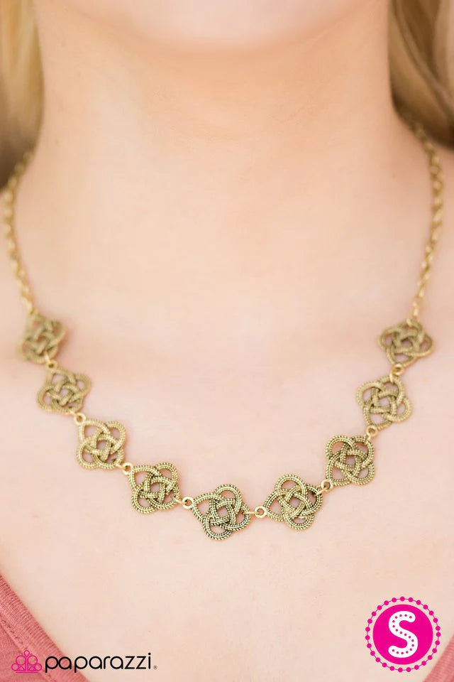 Paparazzi Necklace ~ Cunning Cleopatra - Brass