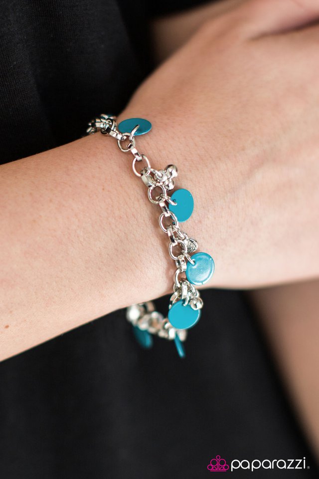 Paparazzi Bracelet ~ Be My Sunshine - Blue