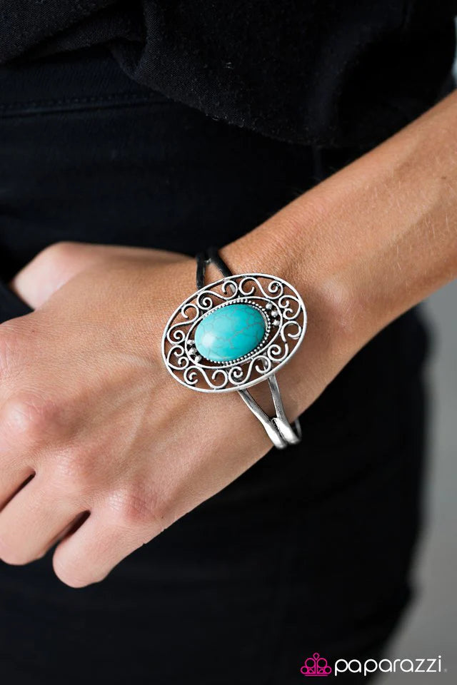 Paparazzi Bracelet ~ I Have Mountains To Climb - Blue