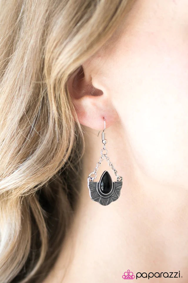 Pendiente Paparazzi ~ Savanna Cruise - Negro