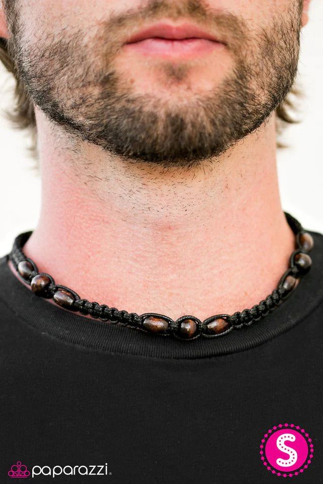 Reseña del collar Paparazzi ~ PIER - Negro