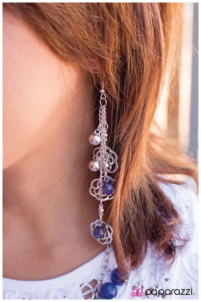 Paparazzi Earring ~ Getting the Hang of It - Blue