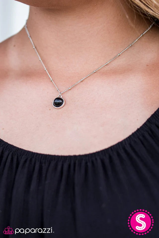 Paparazzi Necklace ~ SEA-cretly Yours - Black
