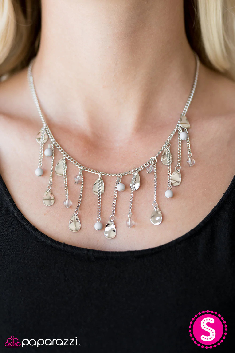 Paparazzi Necklace ~ Summer Mermaid - Silver