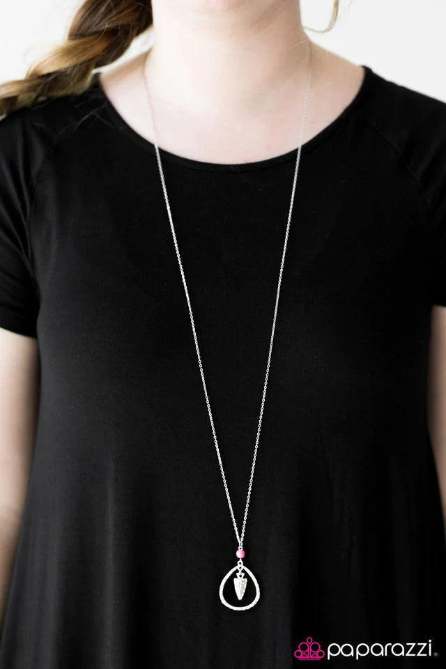 Collar Paparazzi ~ Un SPEAR-it gratis - Rosa