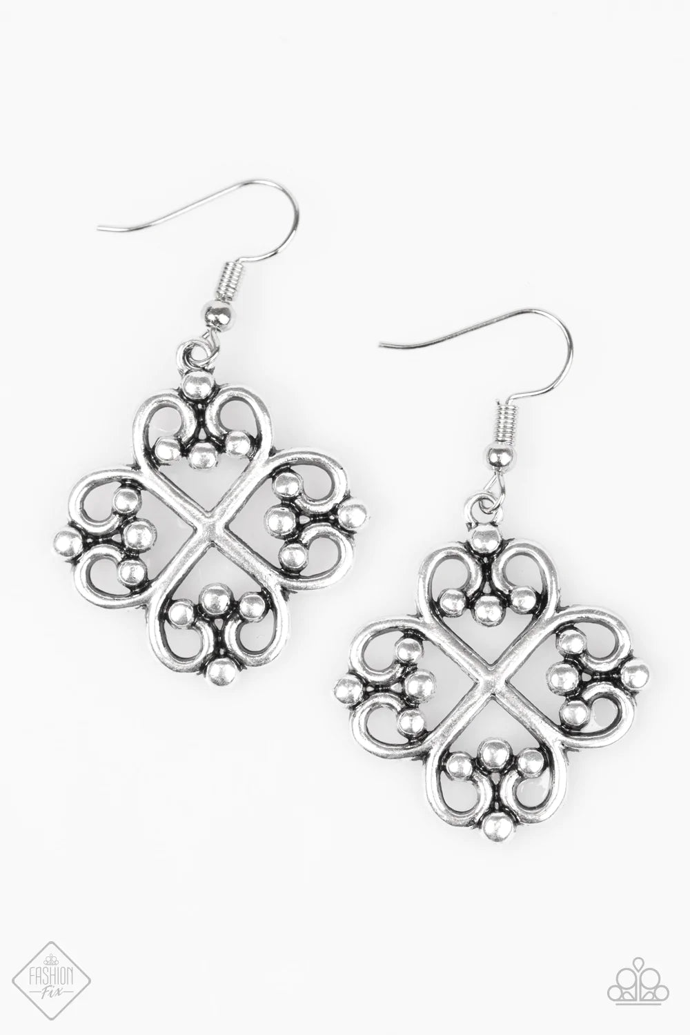 Paparazzi Earring ~ Your REGAL Duty - Silver