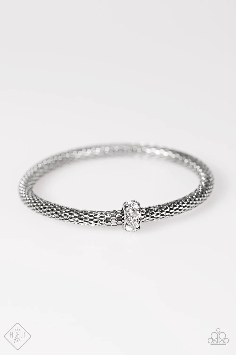 Paparazzi Bracelet ~ CACHE Or Card? - Silver