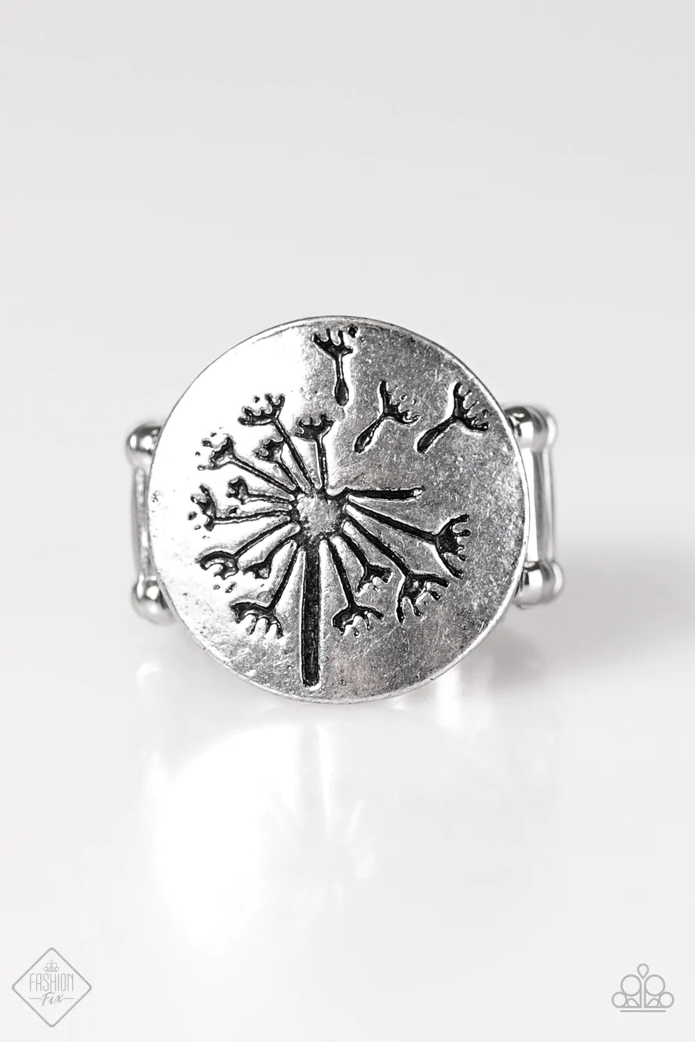 Paparazzi Ring ~ Fine and DANDELION - Silver