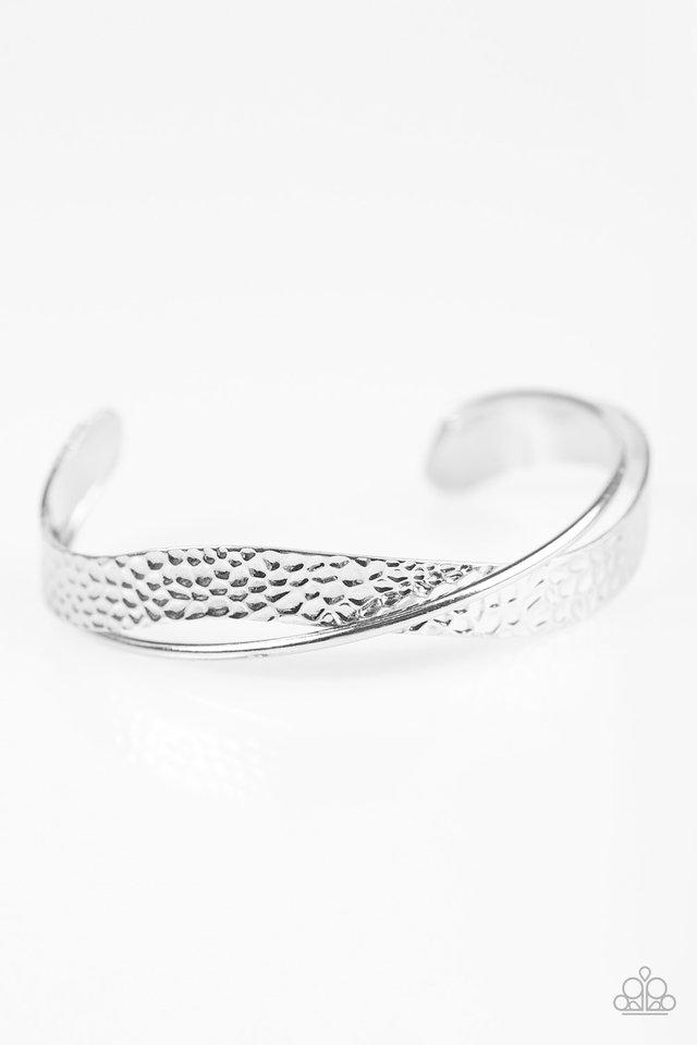 Pulsera Paparazzi ~ Wandering Waves - Plata
