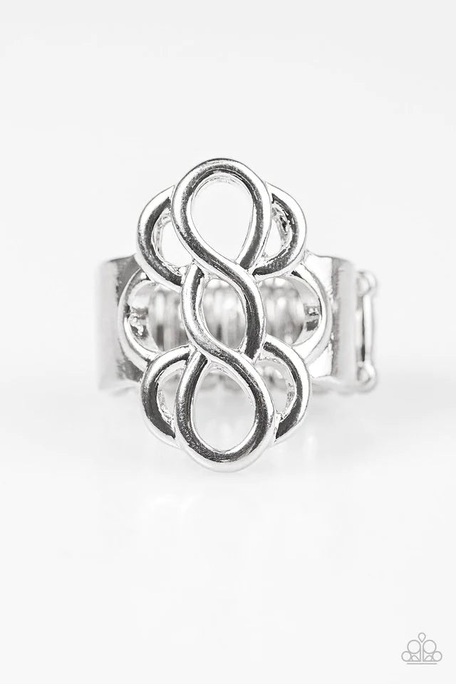 Anillo Paparazzi ~ Breathe It All In - Plata