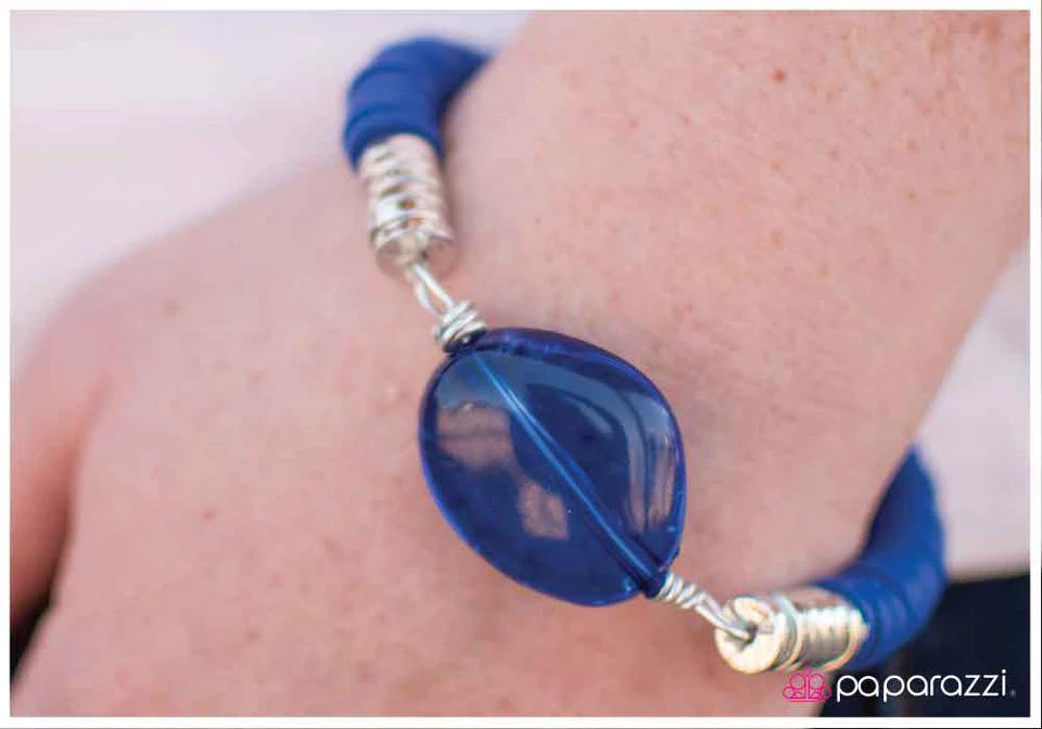 Paparazzi Bracelet ~ Sweeter than Punch - Blue