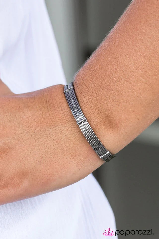 Paparazzi Bracelet ~ Give It A TRIBE - Black