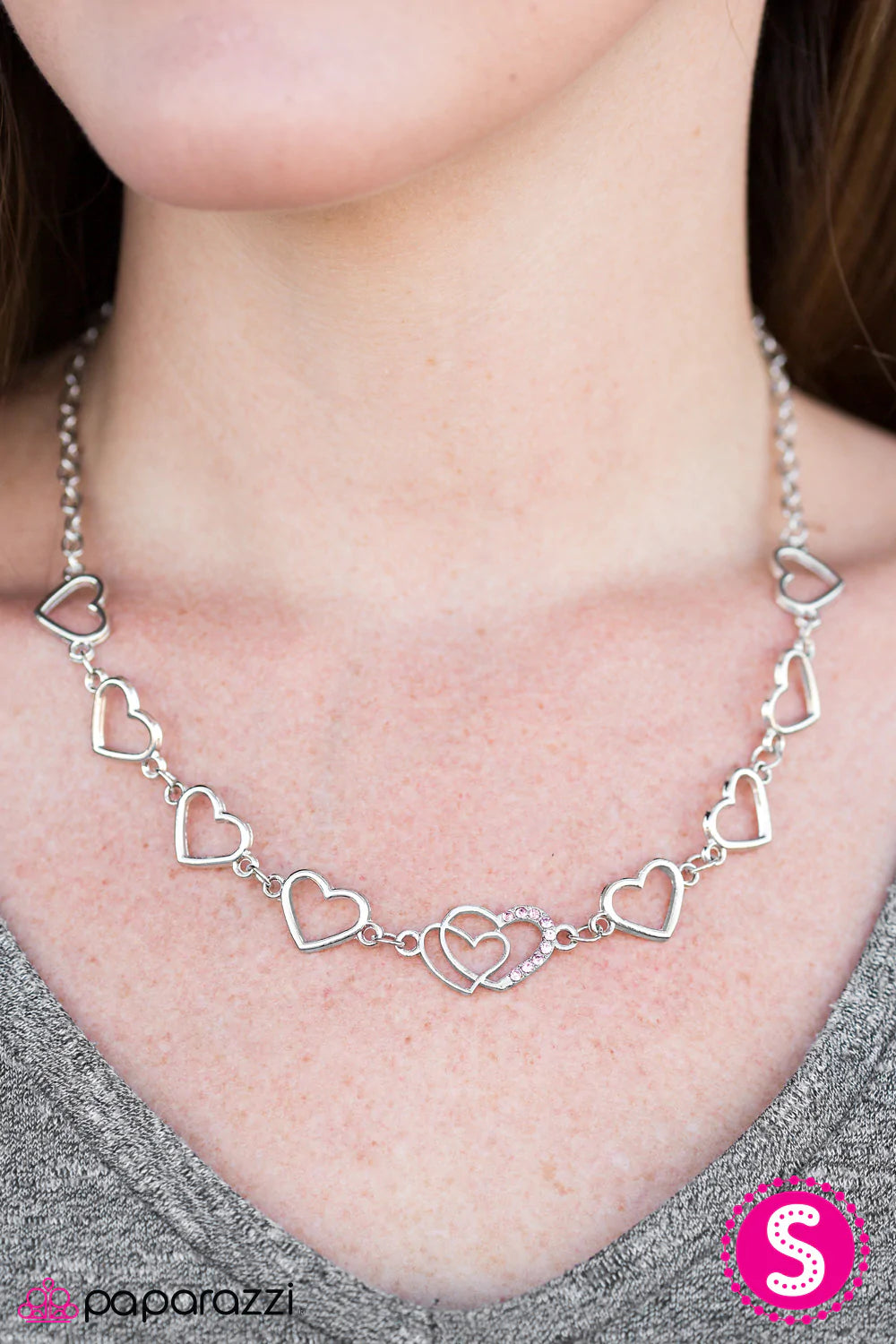 Collar Paparazzi ~ Dear Heart - Rosa