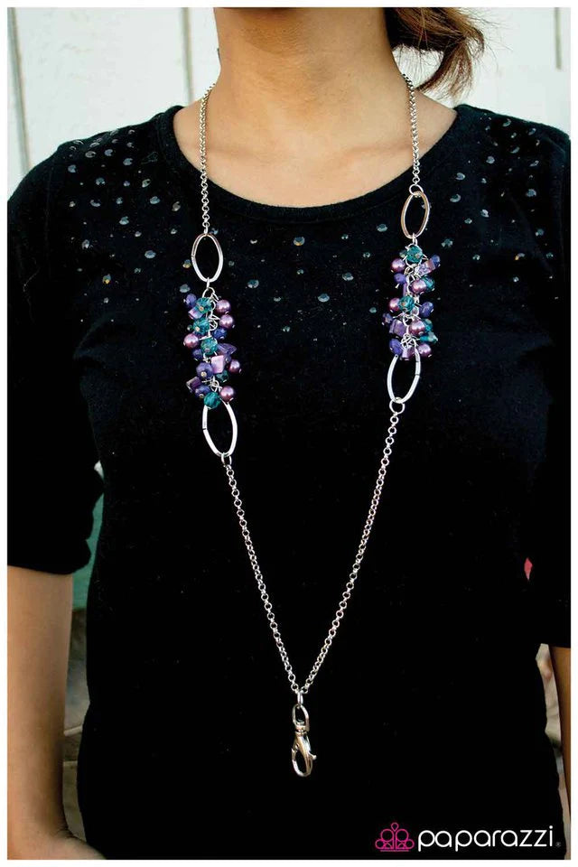 Paparazzi Necklace ~ Cool It - Purple