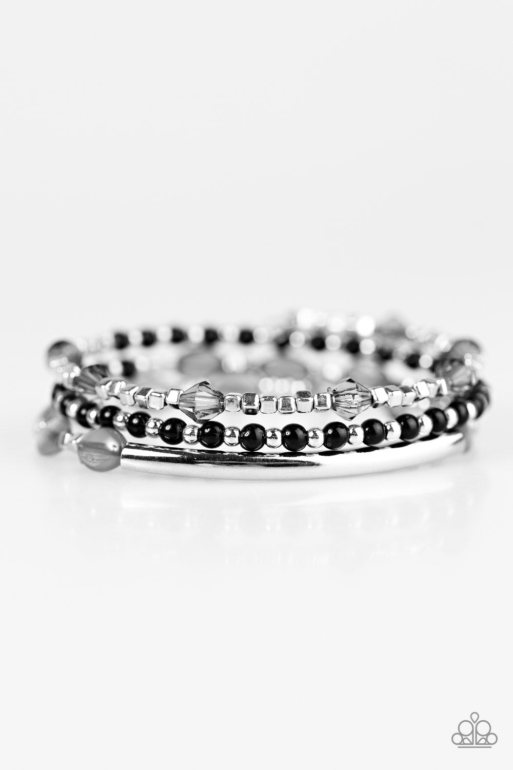 Pulsera Paparazzi ~ Tiki Twist - Negra