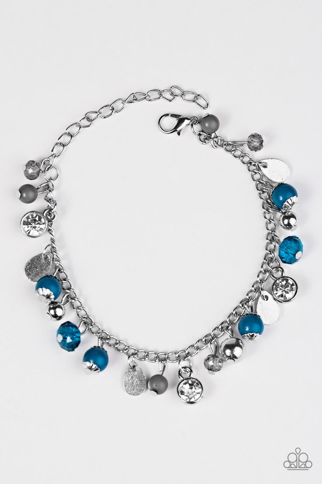Pulsera Paparazzi ~ Suburbios brillantes - Azul