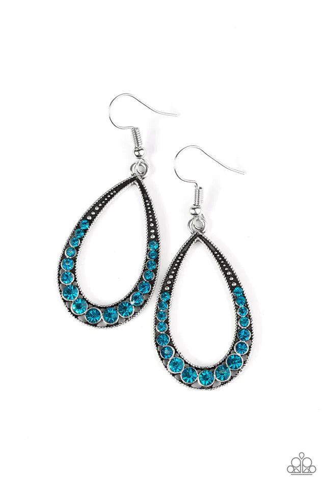 Pendiente Paparazzi ~ Tempestad centelleante - Azul