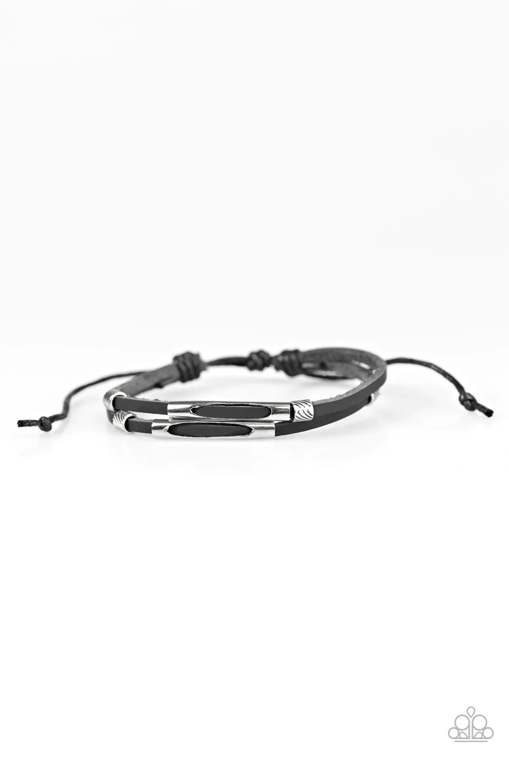 Paparazzi Bracelet ~ The High Road - Black