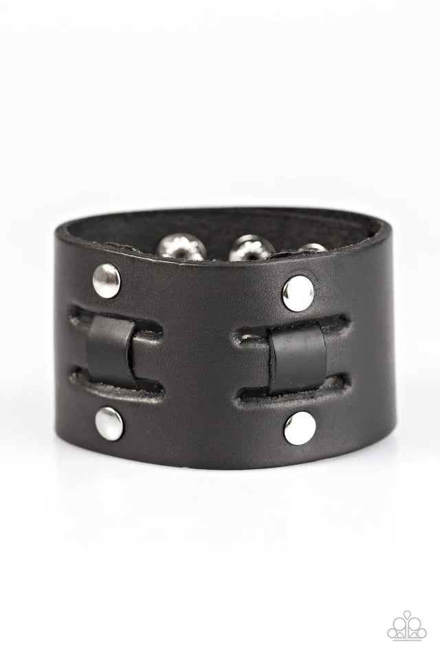 Pulsera Paparazzi ~ The Rust Belt - Negro