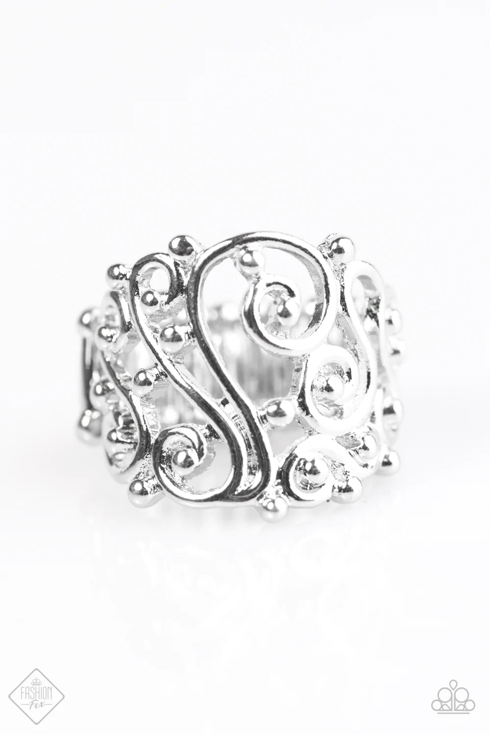 Paparazzi Ring ~ Regal Advice Silver Paparazzi Jewelry Online Store 