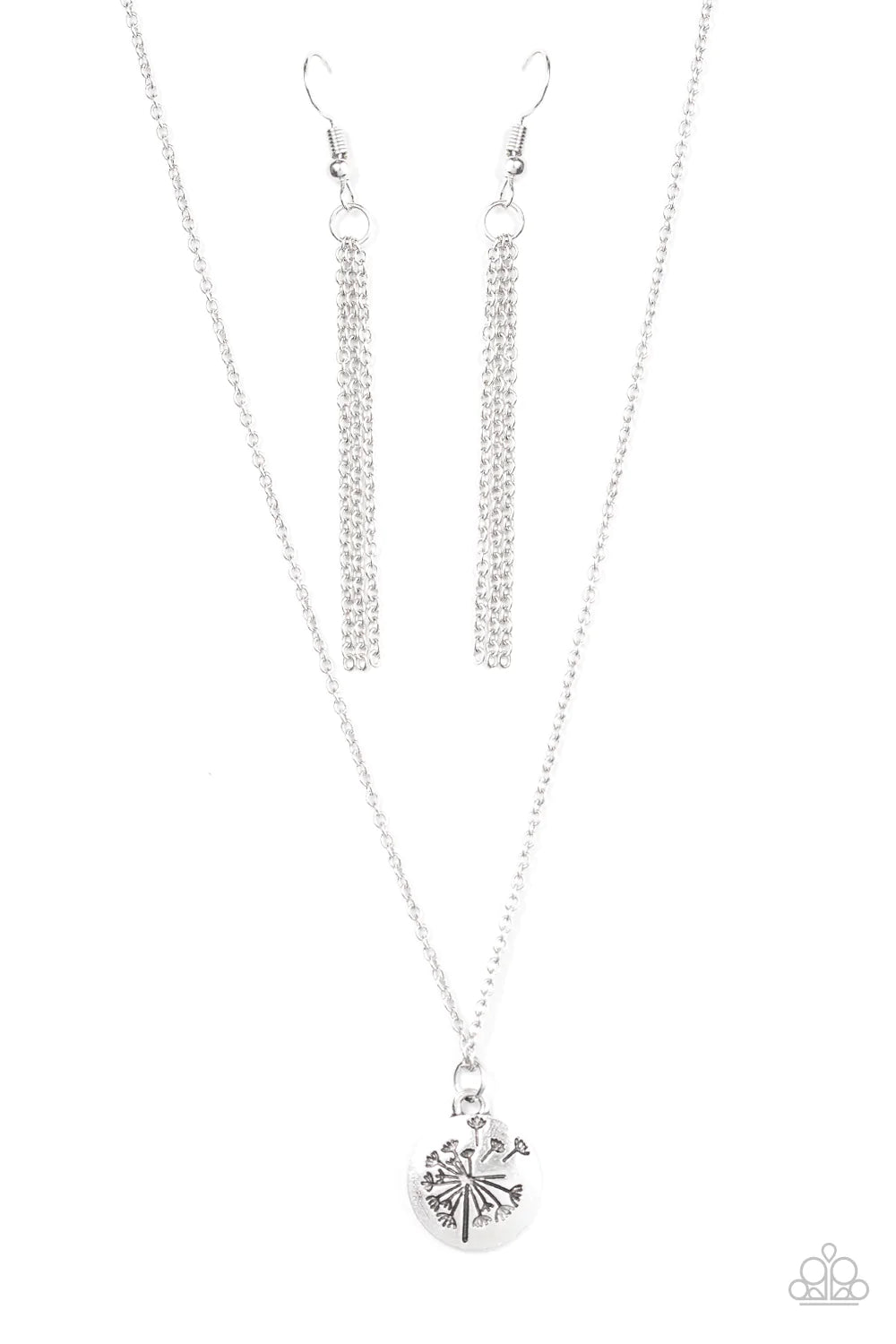 Collar Paparazzi ~ Deseos de felicidad - Plata