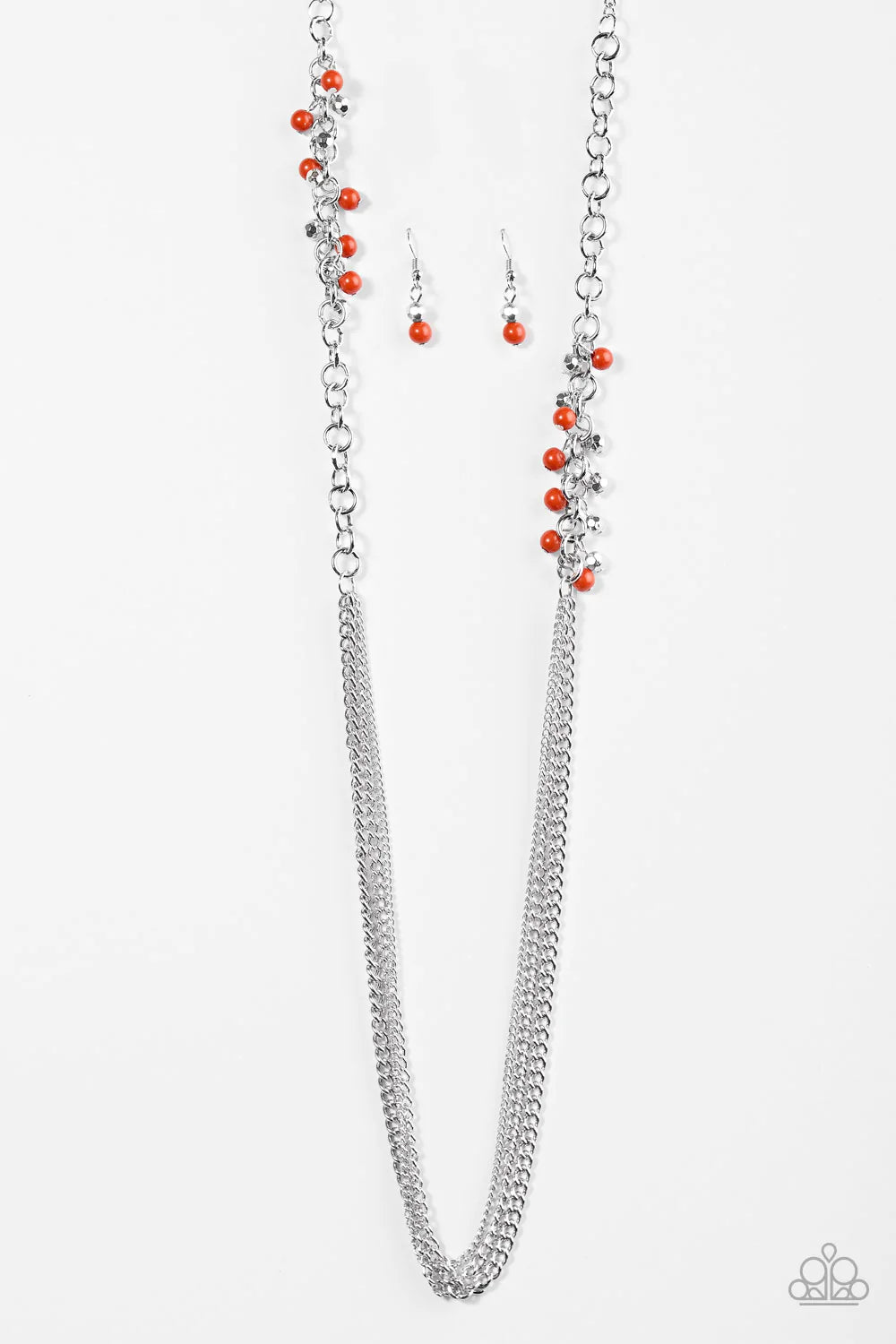 Paparazzi Necklace ~ In For A Surprise - Orange