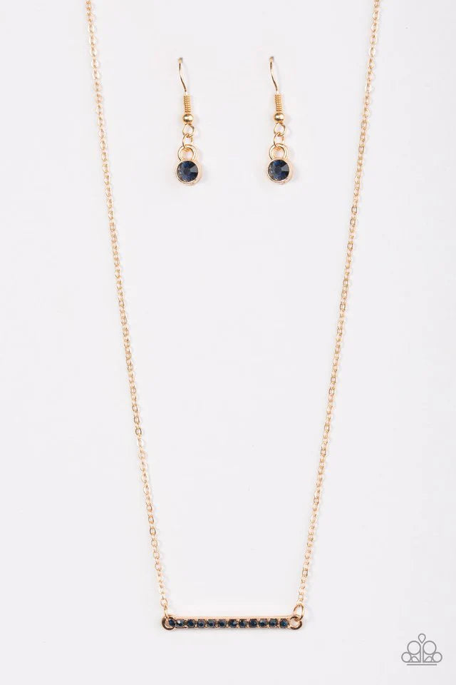 Paparazzi Necklace ~ Give Me Some Glitter - Blue