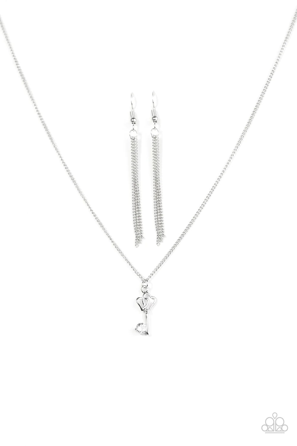 Collar Paparazzi ~ Todo es posible - Blanco