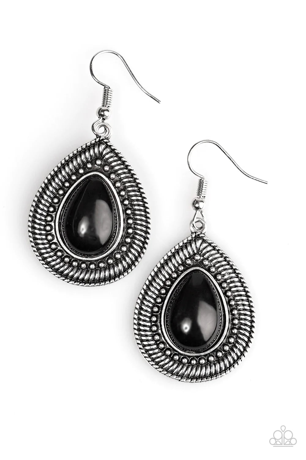 Pendiente Paparazzi ~ Perdido en la jungla - Negro