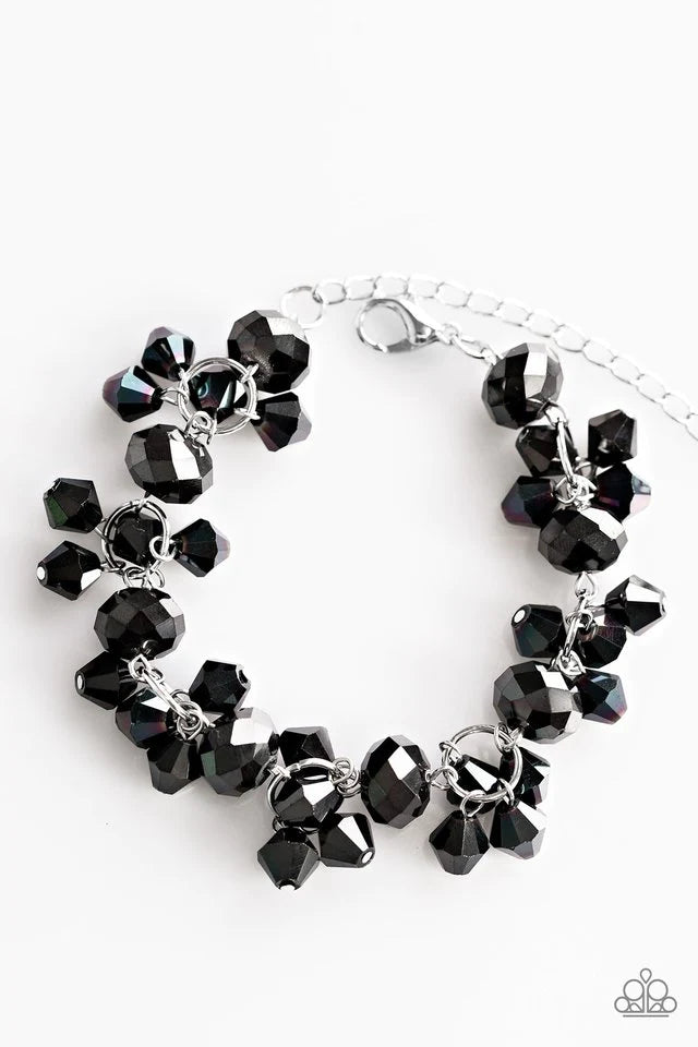 Pulsera Paparazzi ~ Stop and STAR - Negra