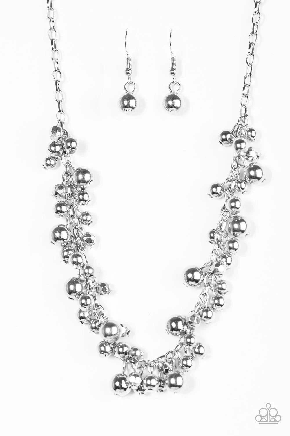 Paparazzi Necklace ~ Belle Of The Ball - Silver – Paparazzi Jewelry ...