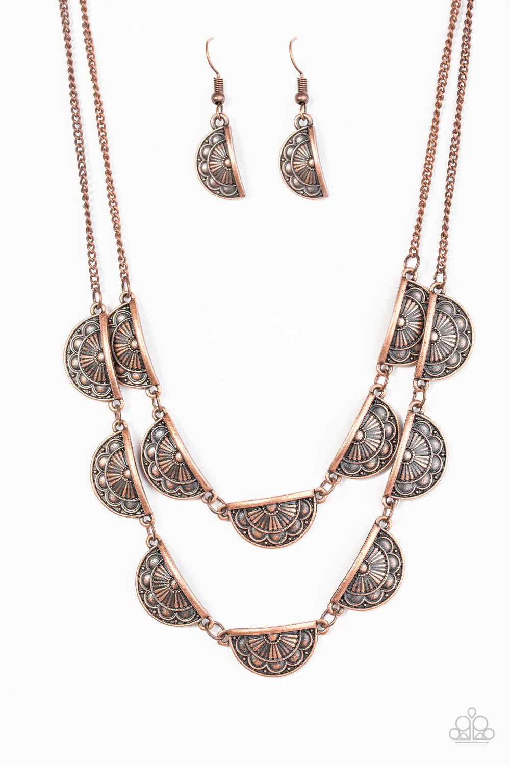 Paparazzi Necklace Harvest Harmony Copper Paparazzi Jewelry