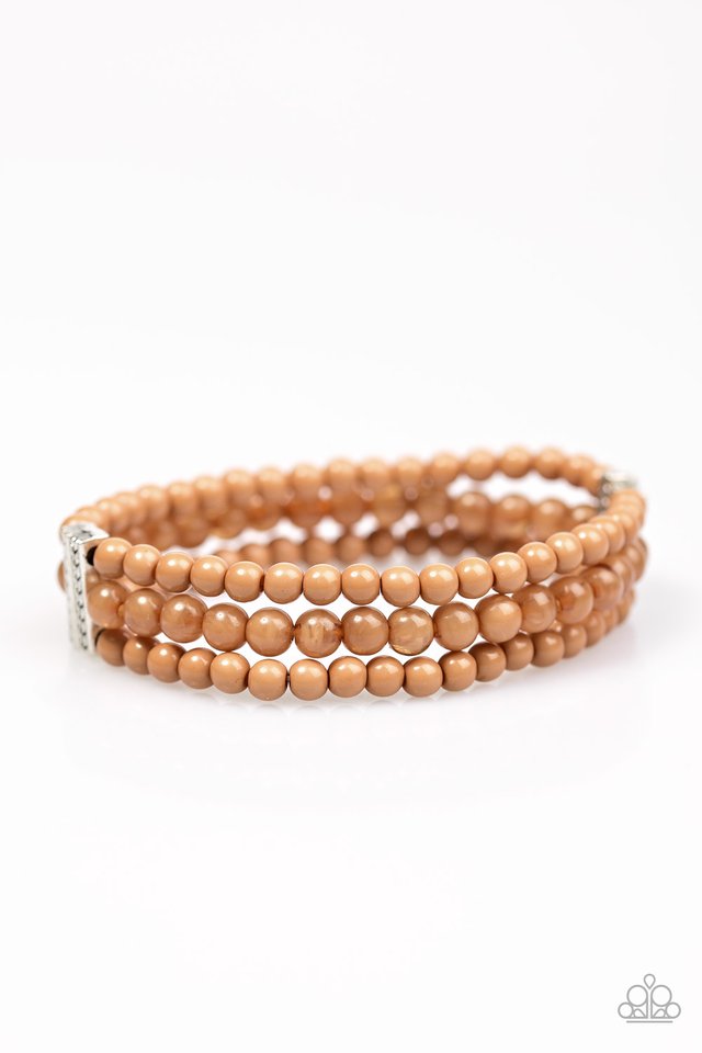 Paparazzi Bracelet ~ Malibu Muse - Brown