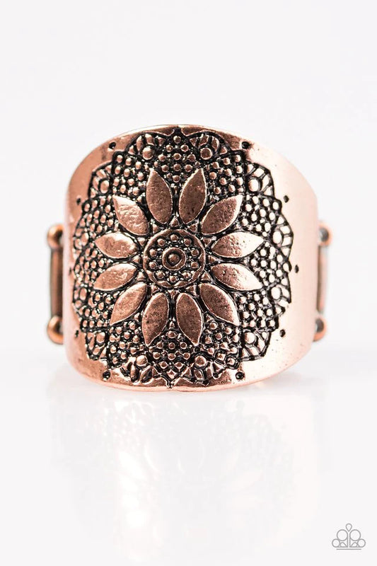 Paparazzi Ring ~ Country Groves - Copper