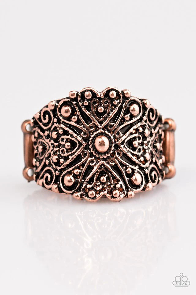 Paparazzi Ring ~ Radiantly Rustic - Copper