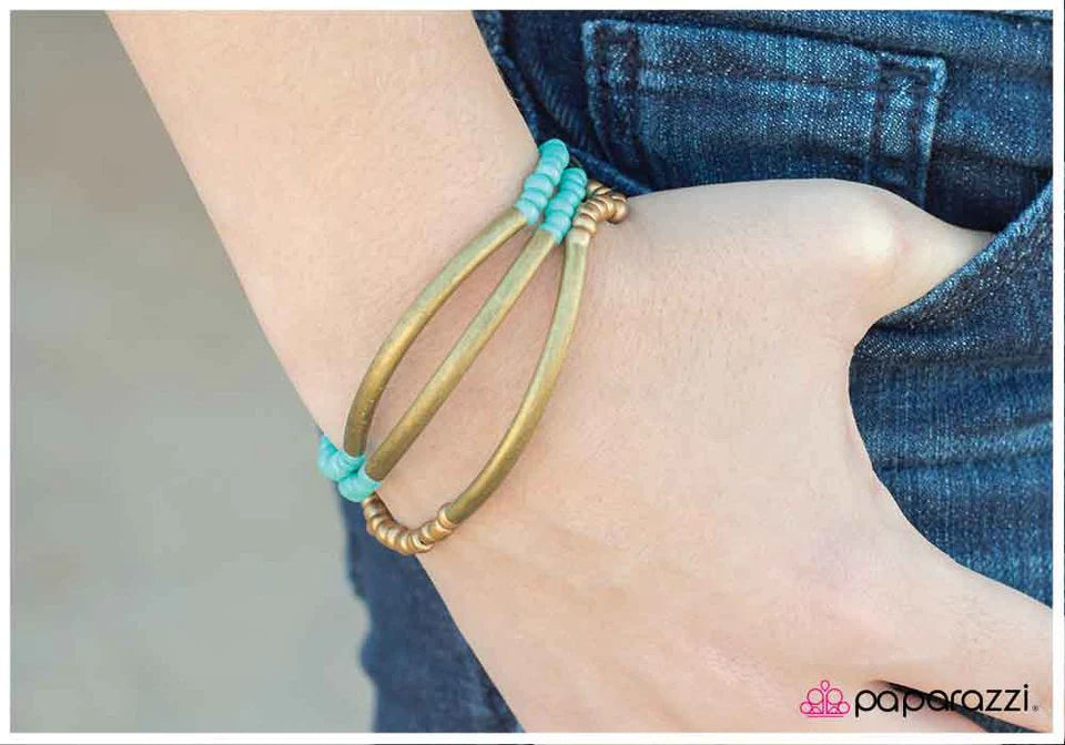 Pulsera Paparazzi ~ Valle del Fuego - Azul