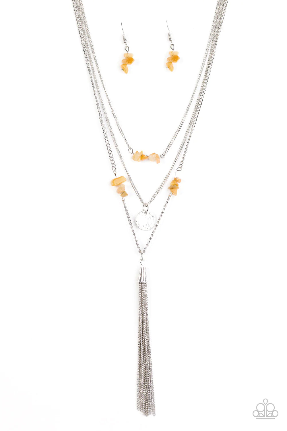 Collar Paparazzi ~ River Rock Rio - Amarillo