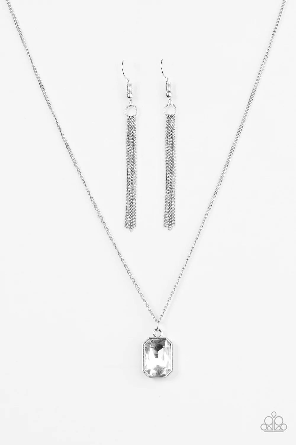 Paparazzi Necklace ~ Just My LUXE! - White