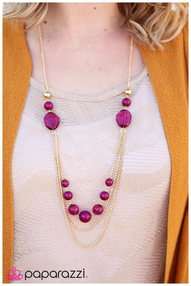 Collar Paparazzi ~ Alto y Poderoso - Rosa