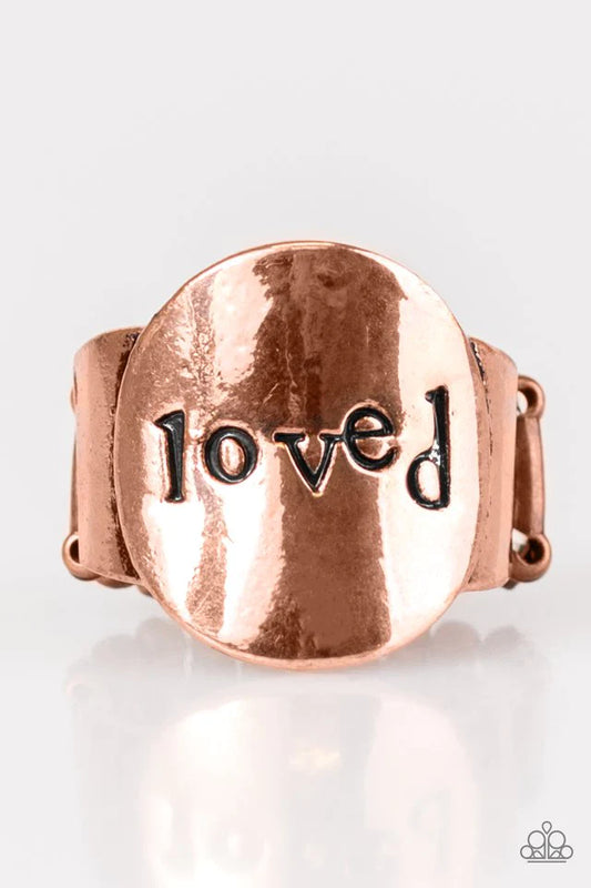 Paparazzi Ring ~ You Deserve Love - Copper