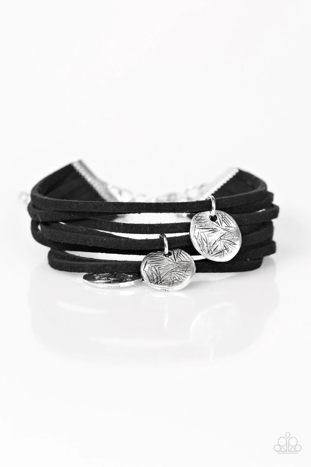 Pulsera Paparazzi ~ Dandelion Dreams - Negro