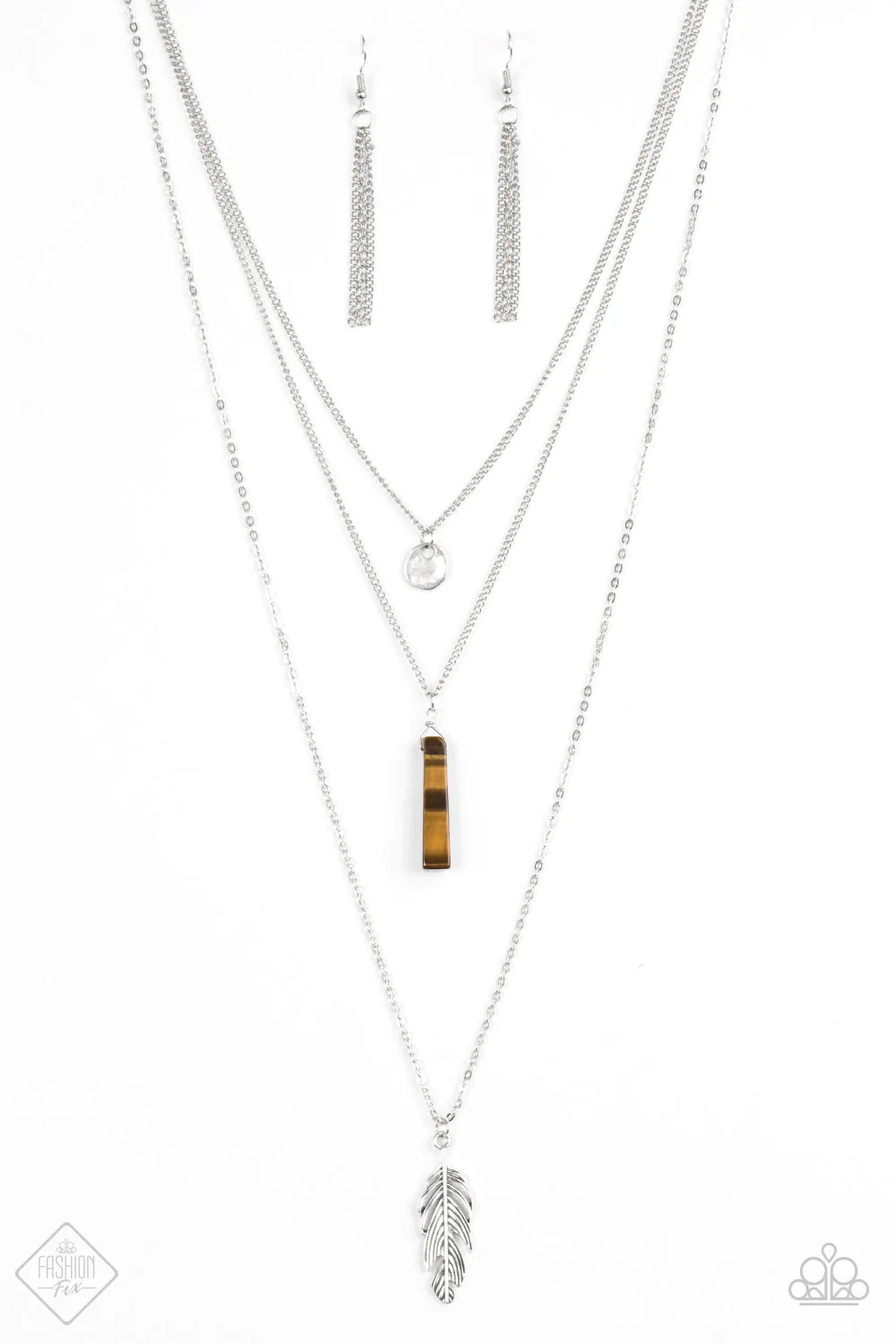 Paparazzi Necklace ~ Soaring Eagle - Brown