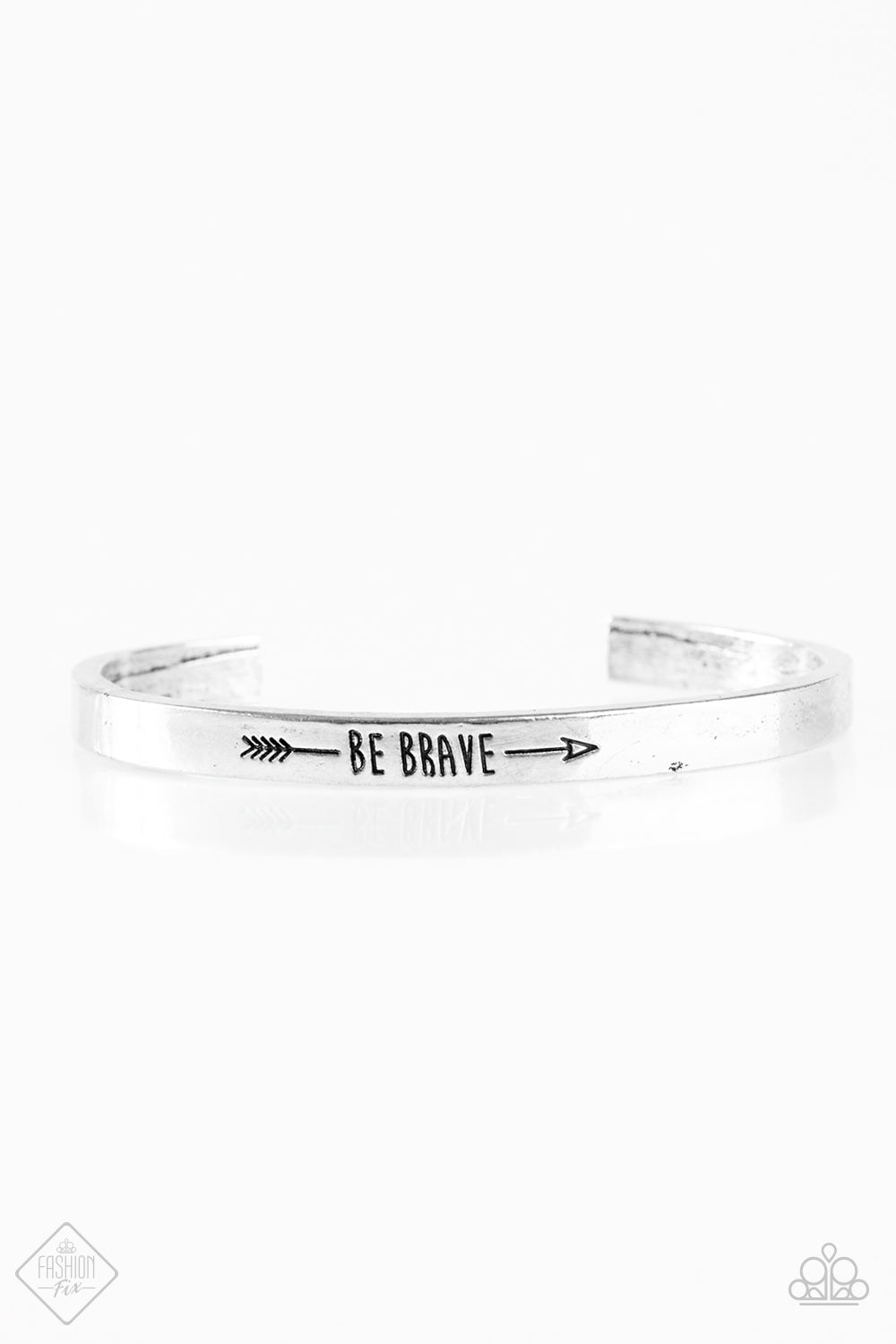 Paparazzi Bracelet ~ Brave and Bold - Silver